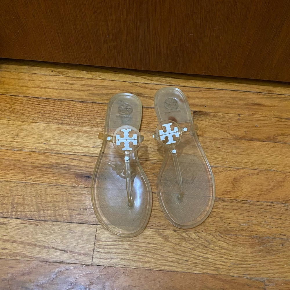 Tory Burch clear jelly sandals